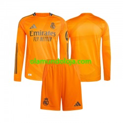 Camisola Real Madrid Criança Equipamento Segundo 2024-2025 Manga Comprida